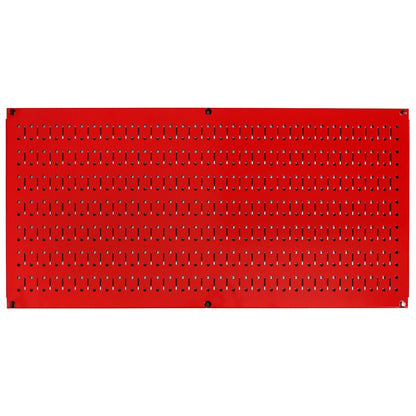 Wall Control 32" x 16" Horizontal Pegboard Garage Tool Organizer, Red (3 Pack)
