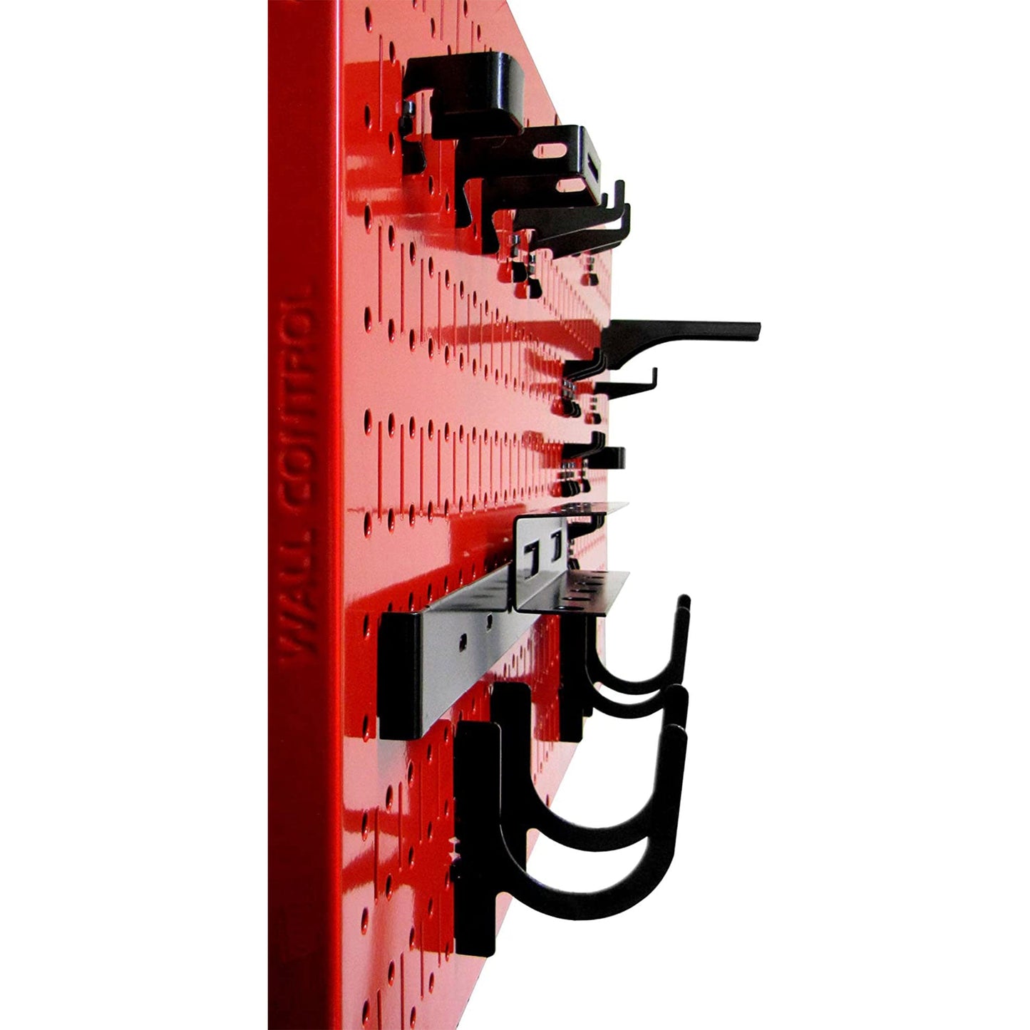Wall Control 32" x 16" Horizontal Pegboard Garage Tool Organizer, Red (3 Pack)