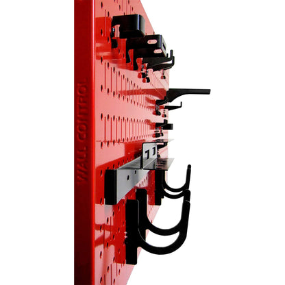 Wall Control 32" x 16" Horizontal Pegboard Garage Tool Organizer, Red (3 Pack)
