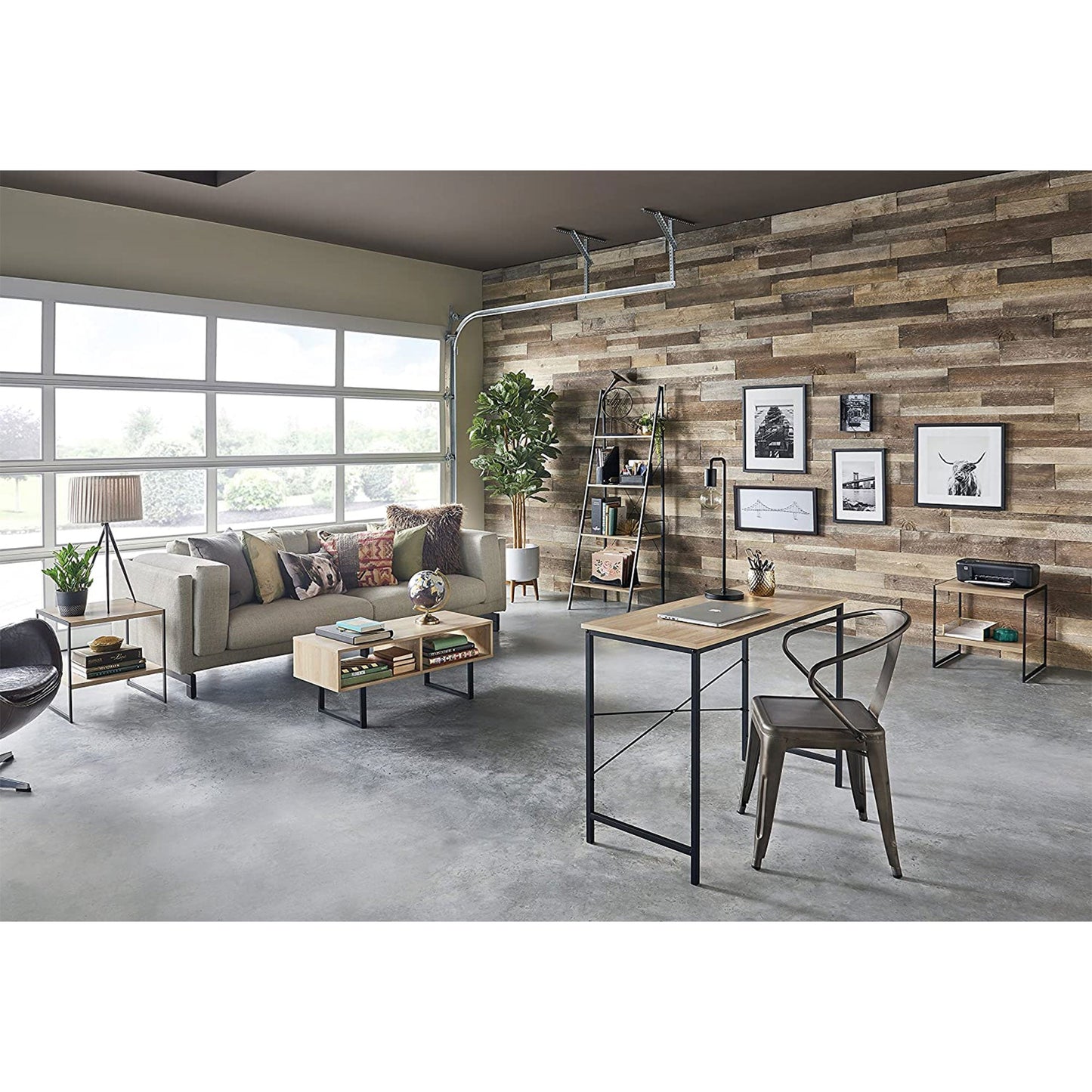 ClosetMaid Console Table/Desk, Home Decor Accent Entryway Furniture, Natural