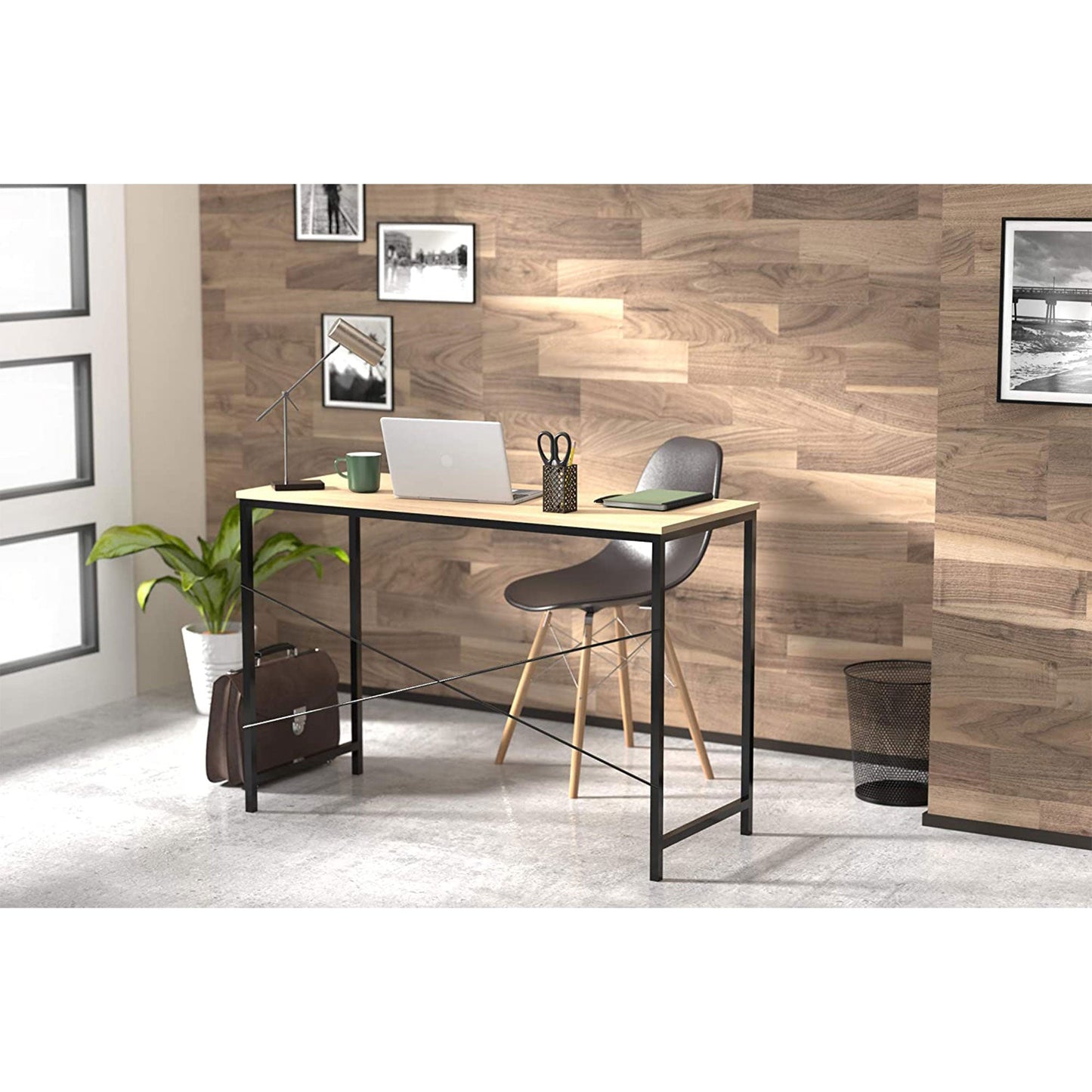 ClosetMaid Console Table/Desk, Home Decor Accent Entryway Furniture, Natural