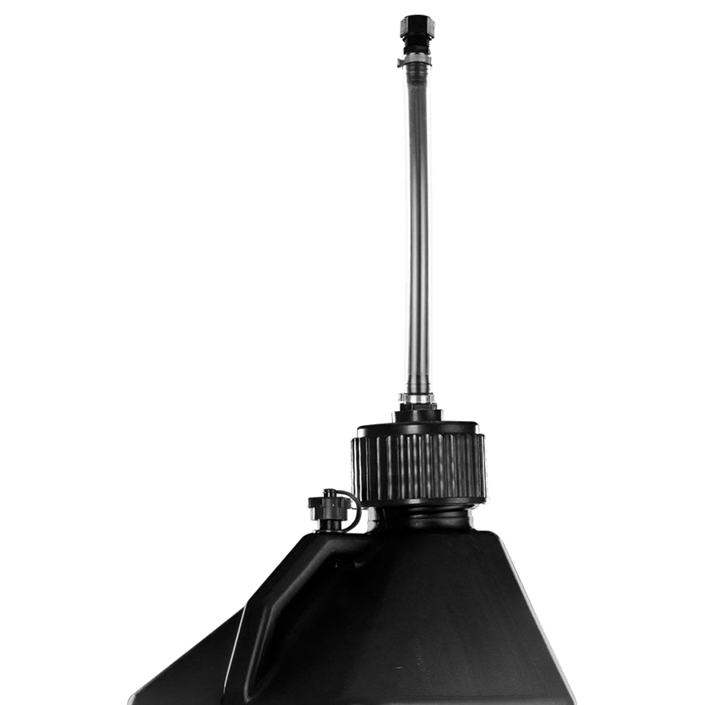 Plastic Product Formers 5.5 Gallon Industrial Ag Jug w/Hose & Cap, Black, 4 Pack