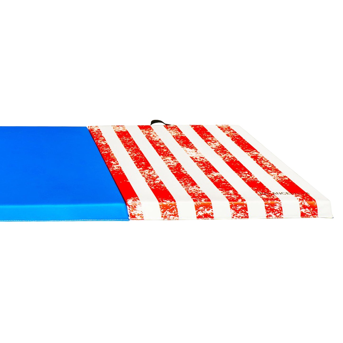 BalanceFrom Fitness GoGym 6x2ft Folding 3 Panel Exercise Mat, Red/White/Blue