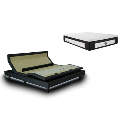 Dynasty Mattress 14" LaComfort Gel Memory Foam Mattress Bed Medium Firm, King Size