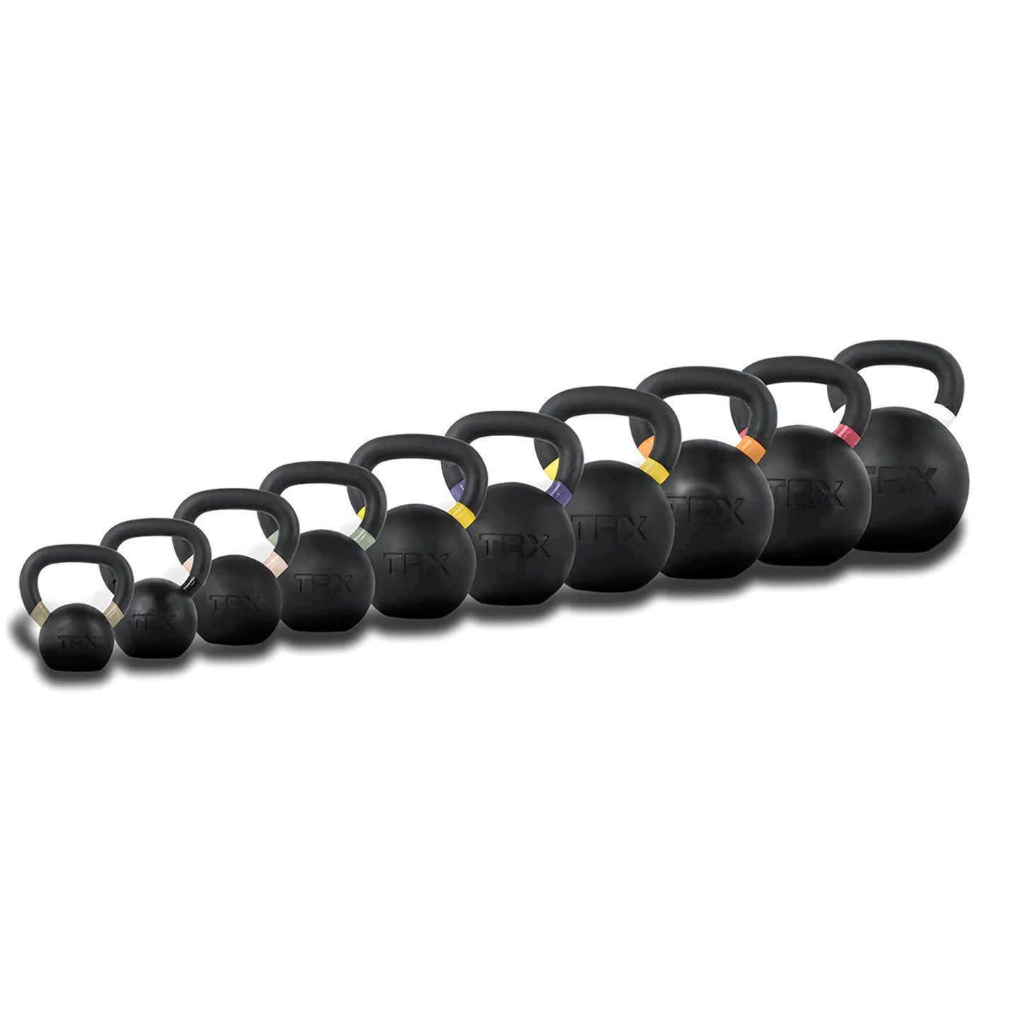 TRX Rubber Coated Kettlebell for Weight & Strength Training, 44.1 Pounds (20 kg)