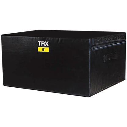 TRX 18" Soft Plyo Box Stackable Gym Workout Equipment for Plyometric Exercises