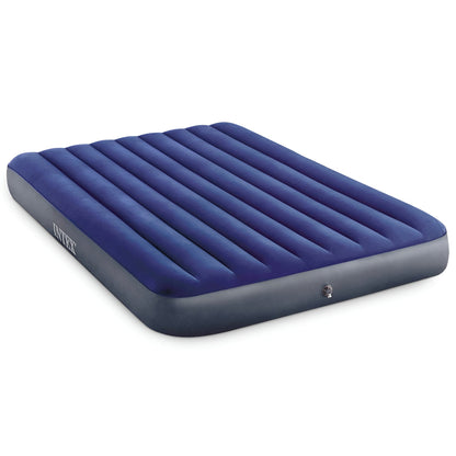 Intex 10 Inch Dura-Beam Standard Downy Air Mattress, Queen (Pump Not Included)