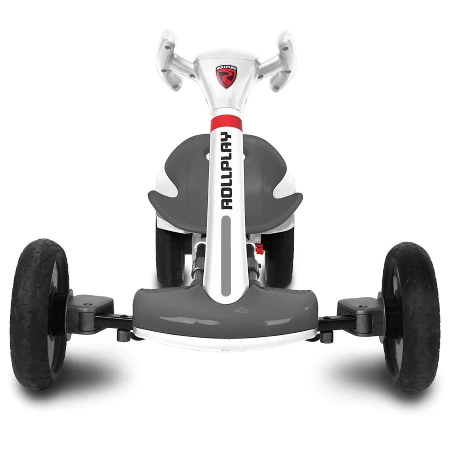 Rollplay FLEX Kart Foldable Ride-On Kids Tricycle 6V Battery Electric Car, White