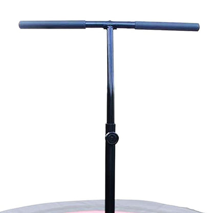 LEAPS & REBOUNDS 48" Adjustable Stability Bar with 48" Fitness Trampoline, Green