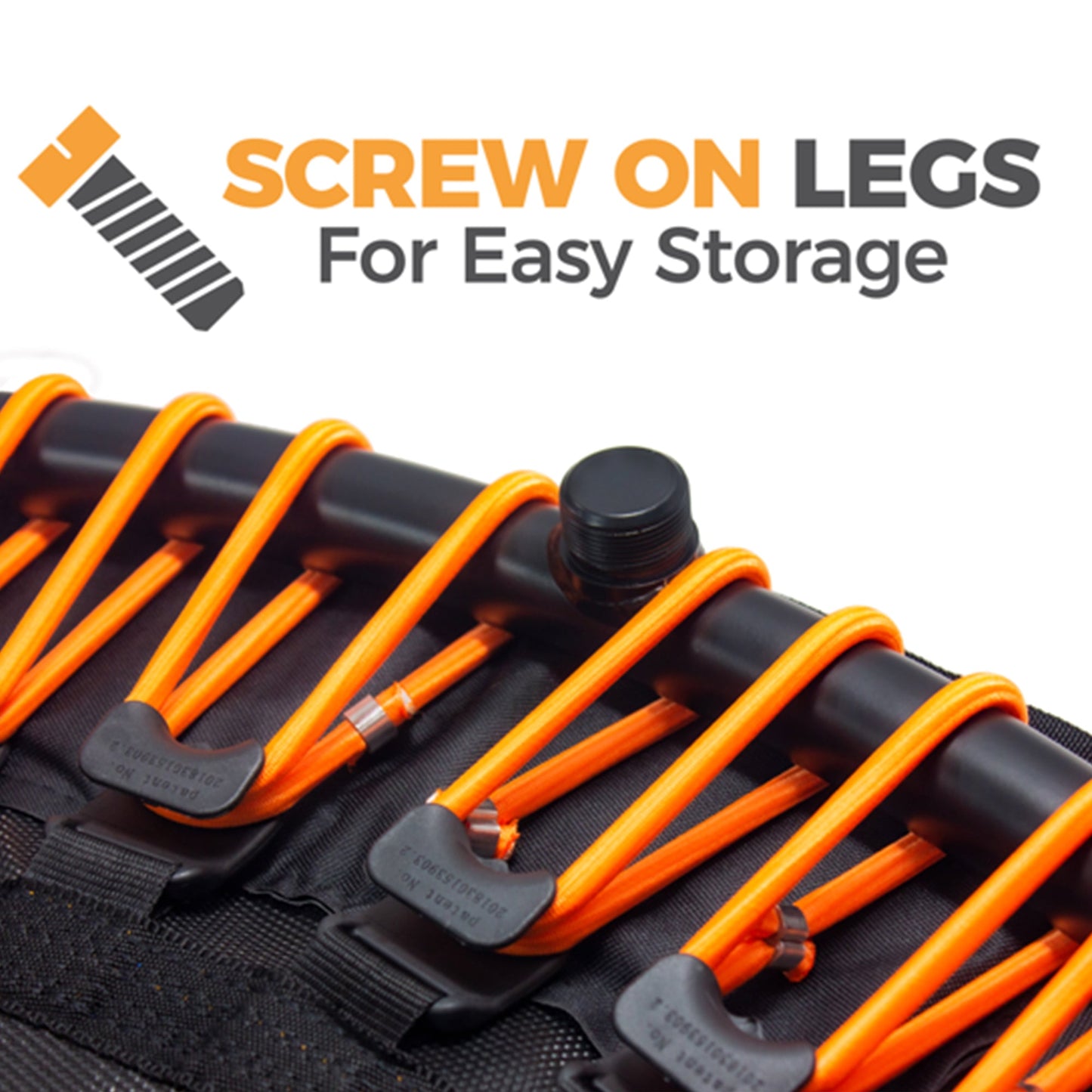 LEAPS & REBOUNDS 40" Adjustable Stability Bar w/ 40" Fitness Trampoline, Orange