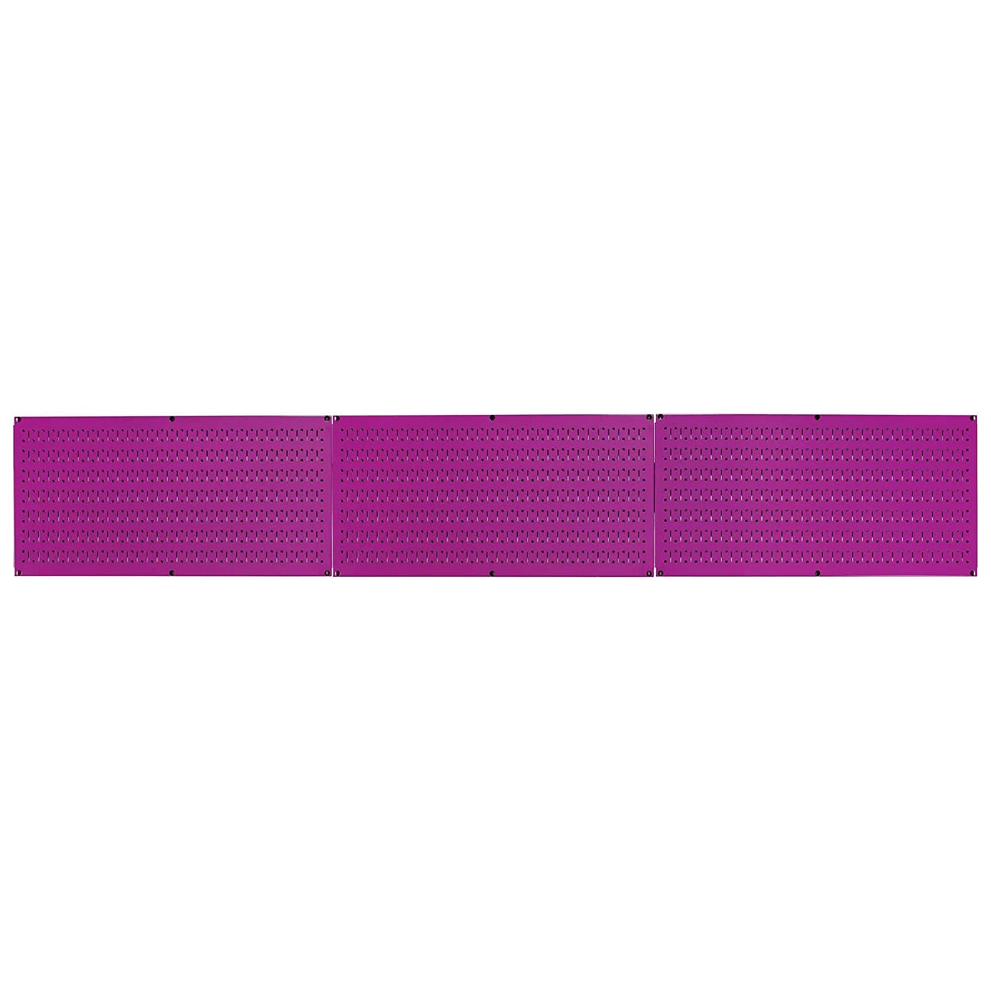 Wall Control 32"x16" Horizontal Pegboard Garage Tool Organizer, Purple (3 Pack)