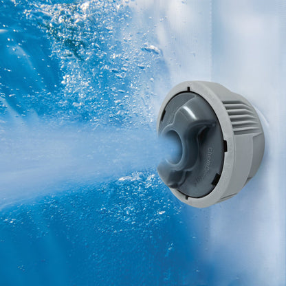 Coleman Miami AirJet Round Inflatable Hot Tub with EnergySense Cover, Black