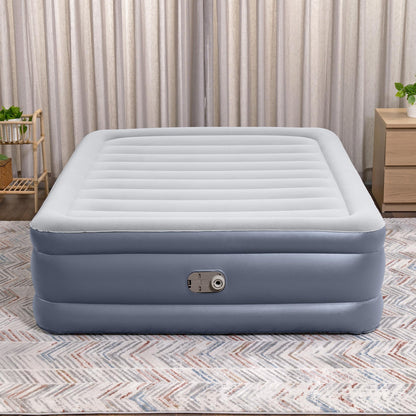 Bestway Tritech Queen Air Mattress, 20" with Built-In AC Pump and Bag