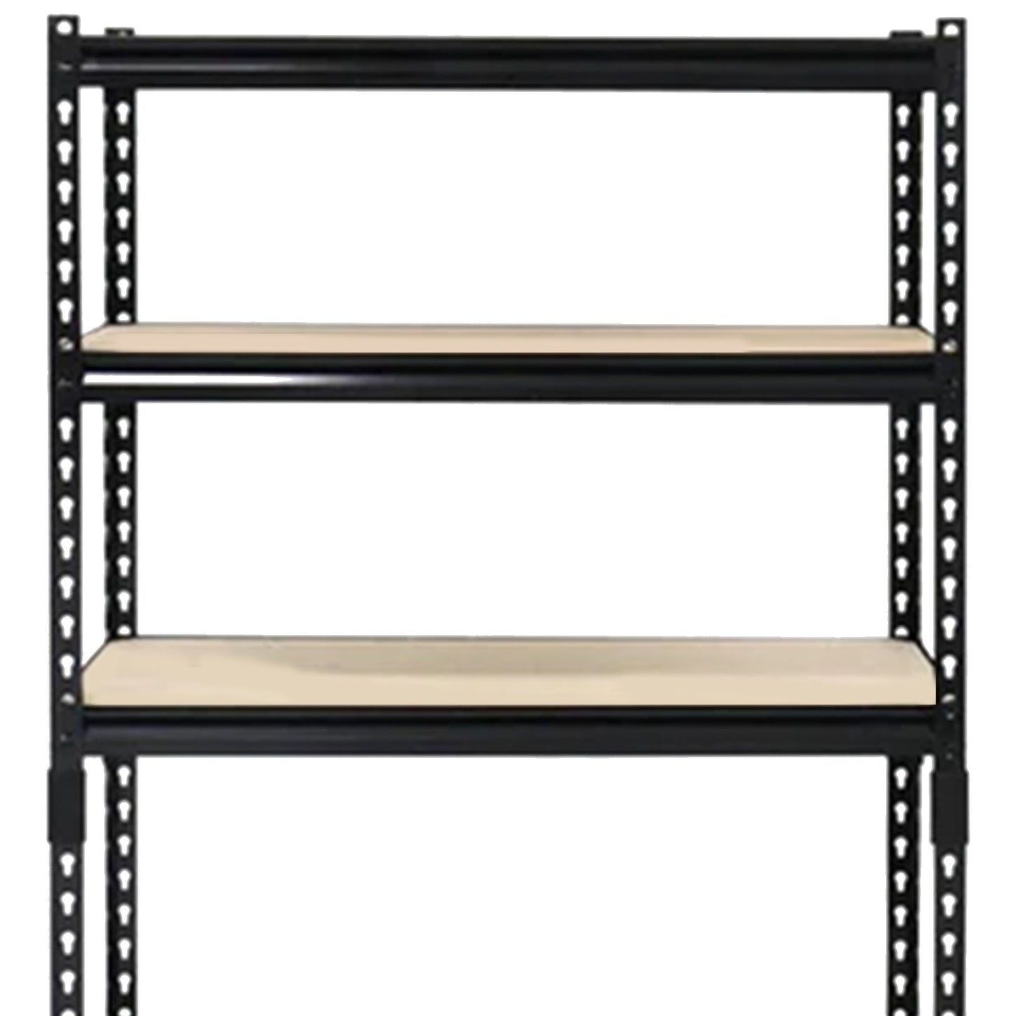 Juggernaut Storage 24" x 72" 5 Shelf Steel Utility Shelving Storage Unit, Black