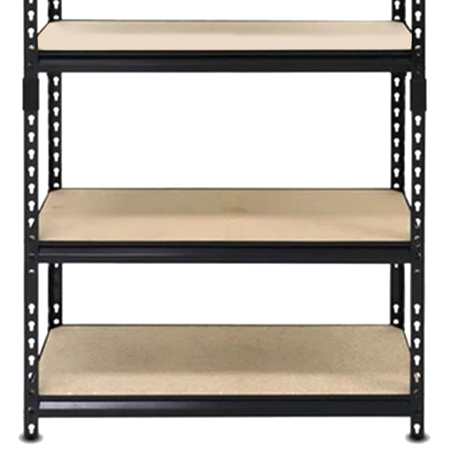 Juggernaut Storage 24" x 72" 5 Shelf Steel Utility Shelving Storage Unit, Black