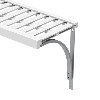 ClosetMaid Ventilated 48 x 12" Home Storage Versatile Closet Shelf Unit, White