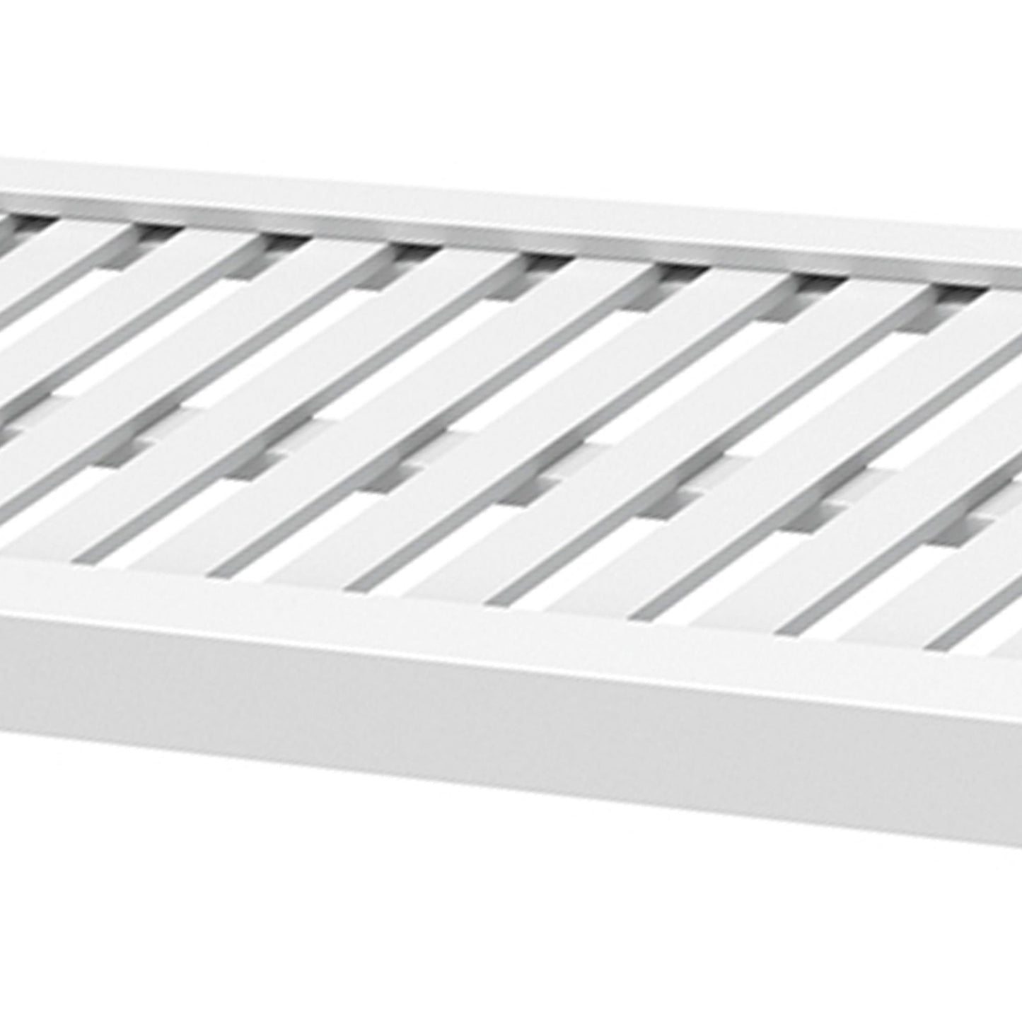 ClosetMaid Ventilated 48 x 12" Home Storage Versatile Closet Shelf Unit, White