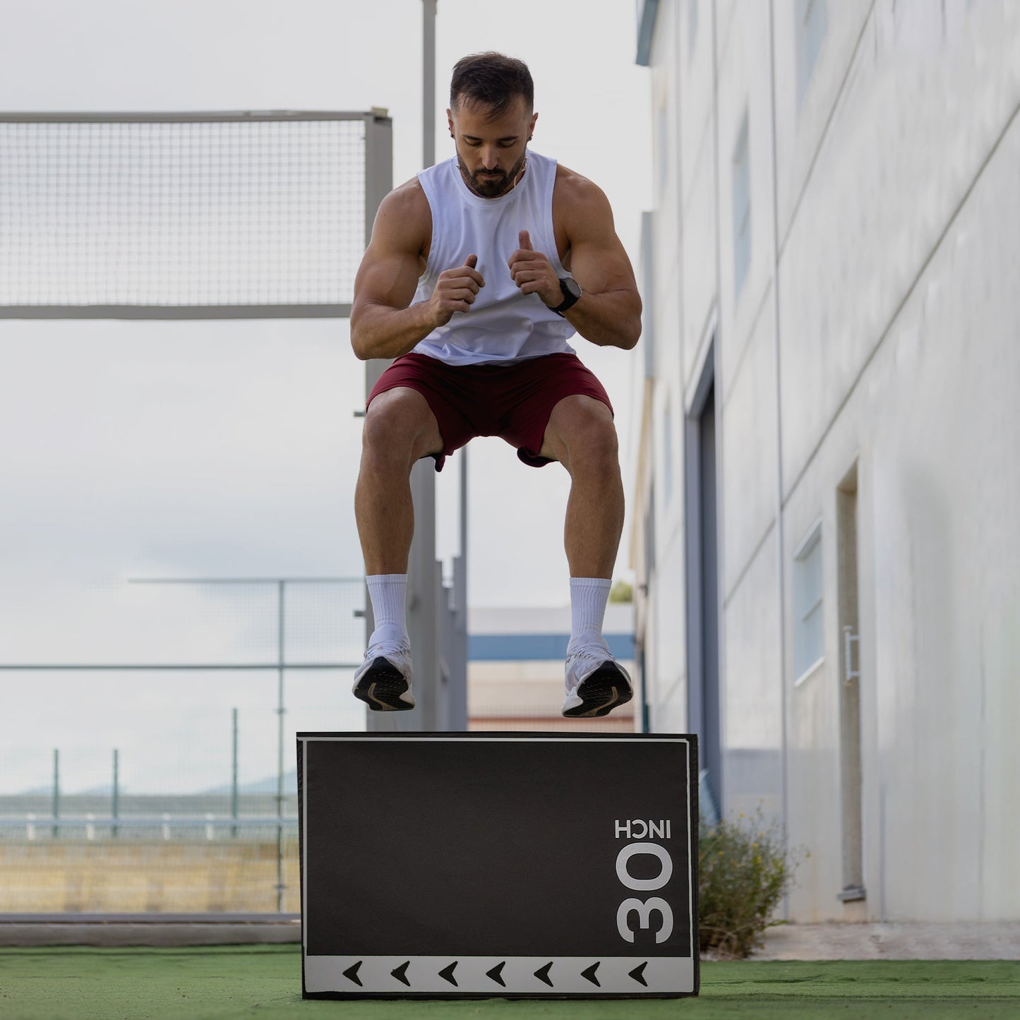 BalanceFrom Fitness 16 Pound Versatile 3-in-1 Plyometric Jumping Exercise Box