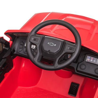 Dakott Chevy Silverado 4 x 4 Big Wheels Trail Boss Ride On Monster Truck, Red