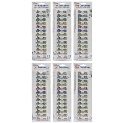 Elizabeth Ward Bead Storage Solutions 13 Piece Craft Storage Containers (6 Pack)