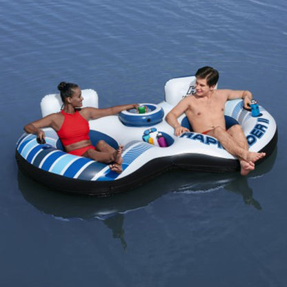 Bestway Hydro-Force Rapid Rider Tube & Tropical Breeze Party Island Water Float