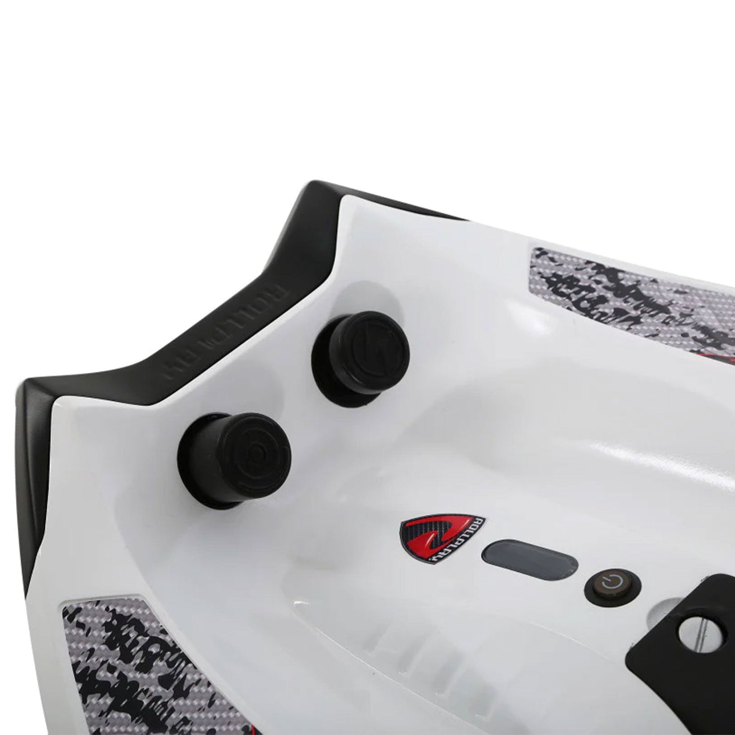 Rollplay Nighthawk 12 Volt Electric Rechargeable Ride On Toy Vehicle, White