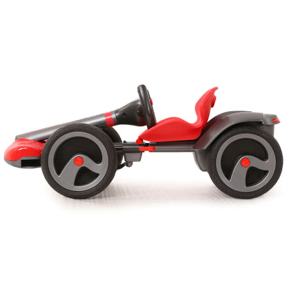Rollplay FLEX Kart 6 Volt Compact Foldable Rechargeable Ride On Toy Vehicle, Red