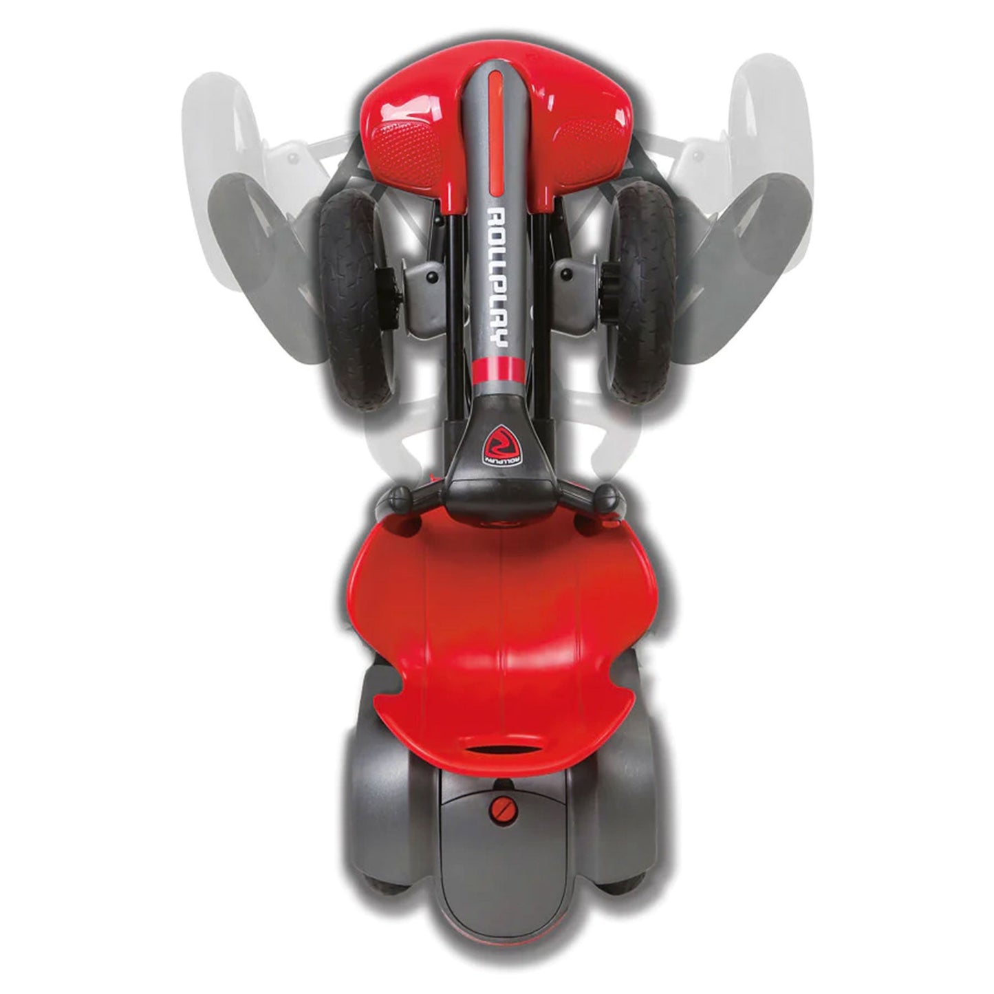 Rollplay FLEX Kart 6 Volt Compact Foldable Rechargeable Ride On Toy Vehicle, Red