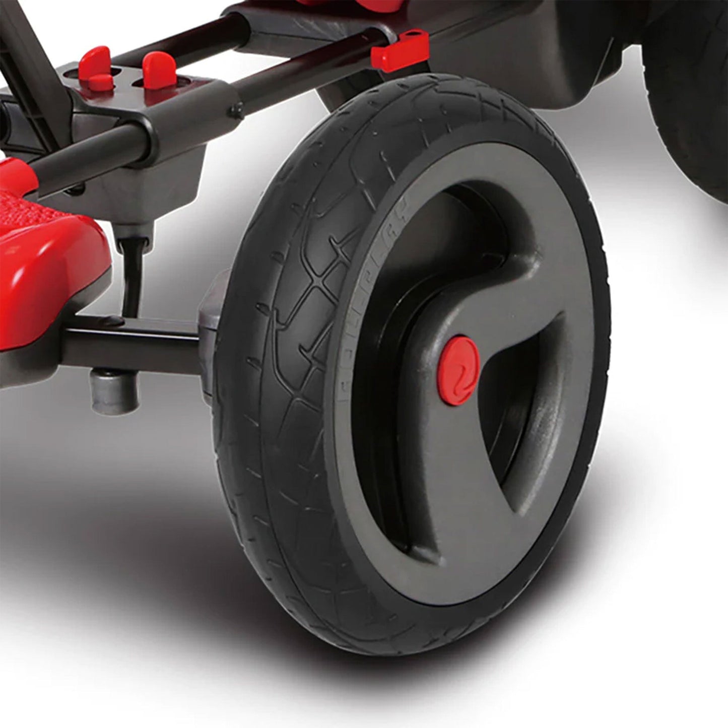 Rollplay FLEX Kart 6 Volt Compact Foldable Rechargeable Ride On Toy Vehicle, Red