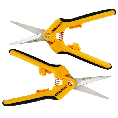 CENTURION Stainless Precision Snip Curved/Straight Pruning & Trimming Shear Set