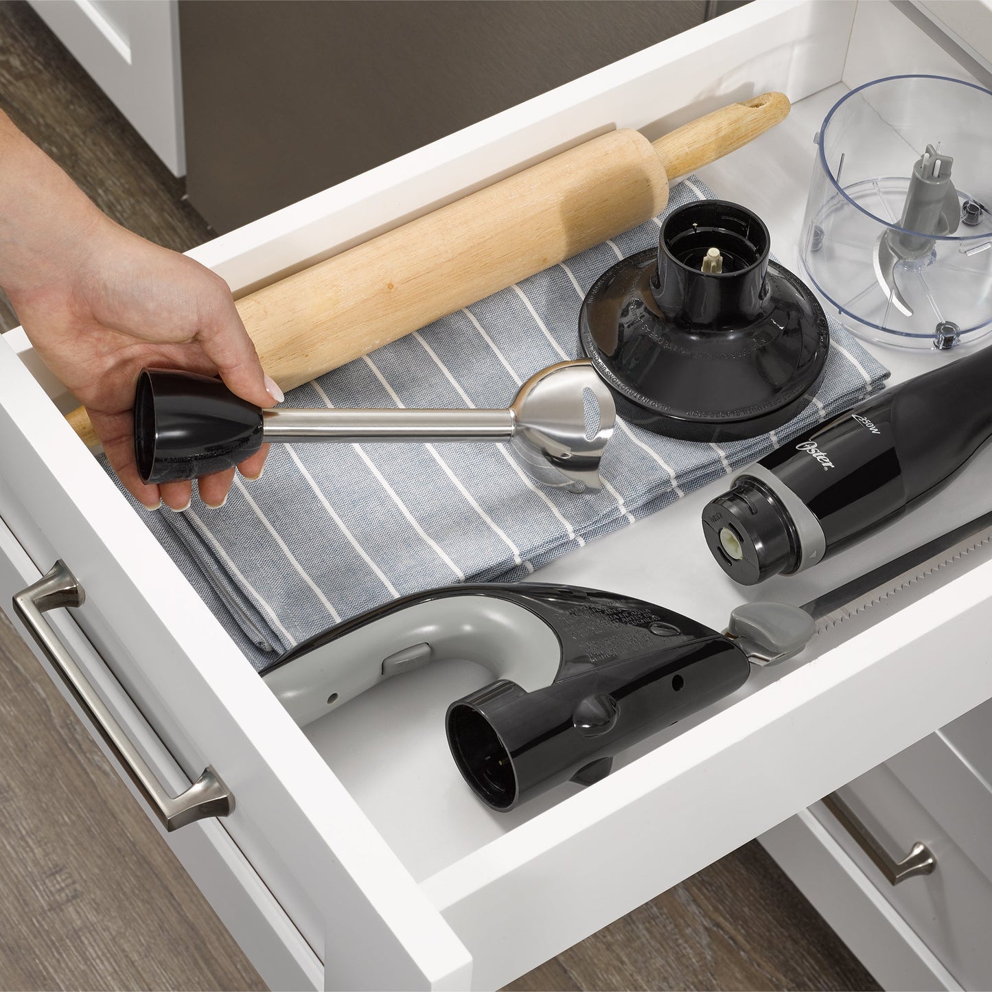 Oster Food Prep Kit w/ Immersion Blender, Electric Knife, & 2 Cup Mini Chopper