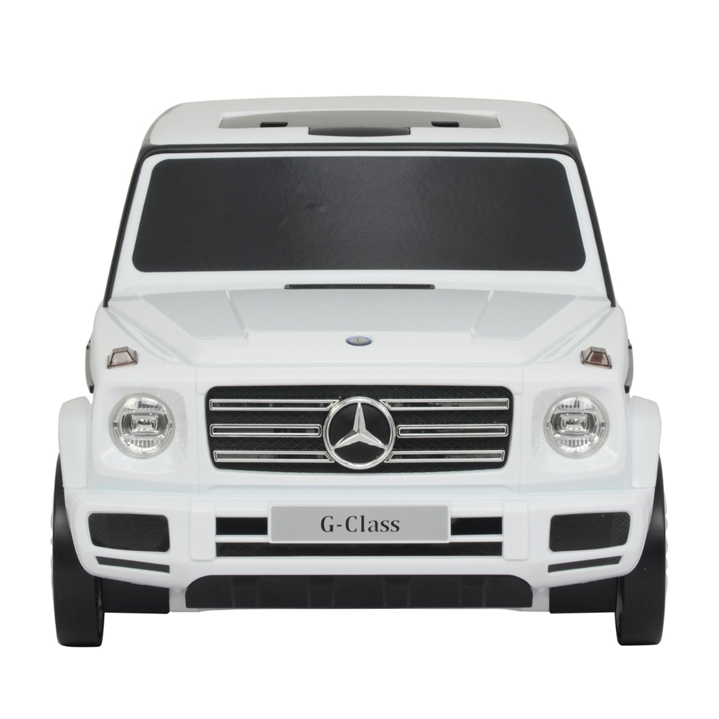 Best Ride On Cars Mercedes G Class Stylish Large Suitcase Ride On Vehicle, White