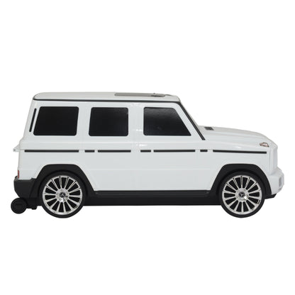 Best Ride On Cars Mercedes G Class Stylish Large Suitcase Ride On Vehicle, White