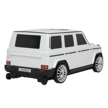 Best Ride On Cars Mercedes G Class Stylish Large Suitcase Ride On Vehicle, White