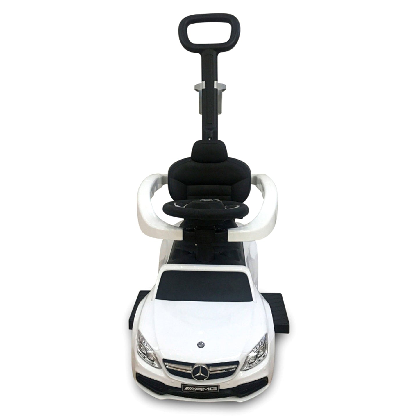 Best Ride on Cars Mercedes C63 3 in 1 Ride On Push Car w/ Removable Stroller Bar