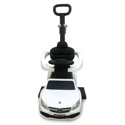 Best Ride on Cars Mercedes C63 3 in 1 Ride On Push Car w/ Removable Stroller Bar