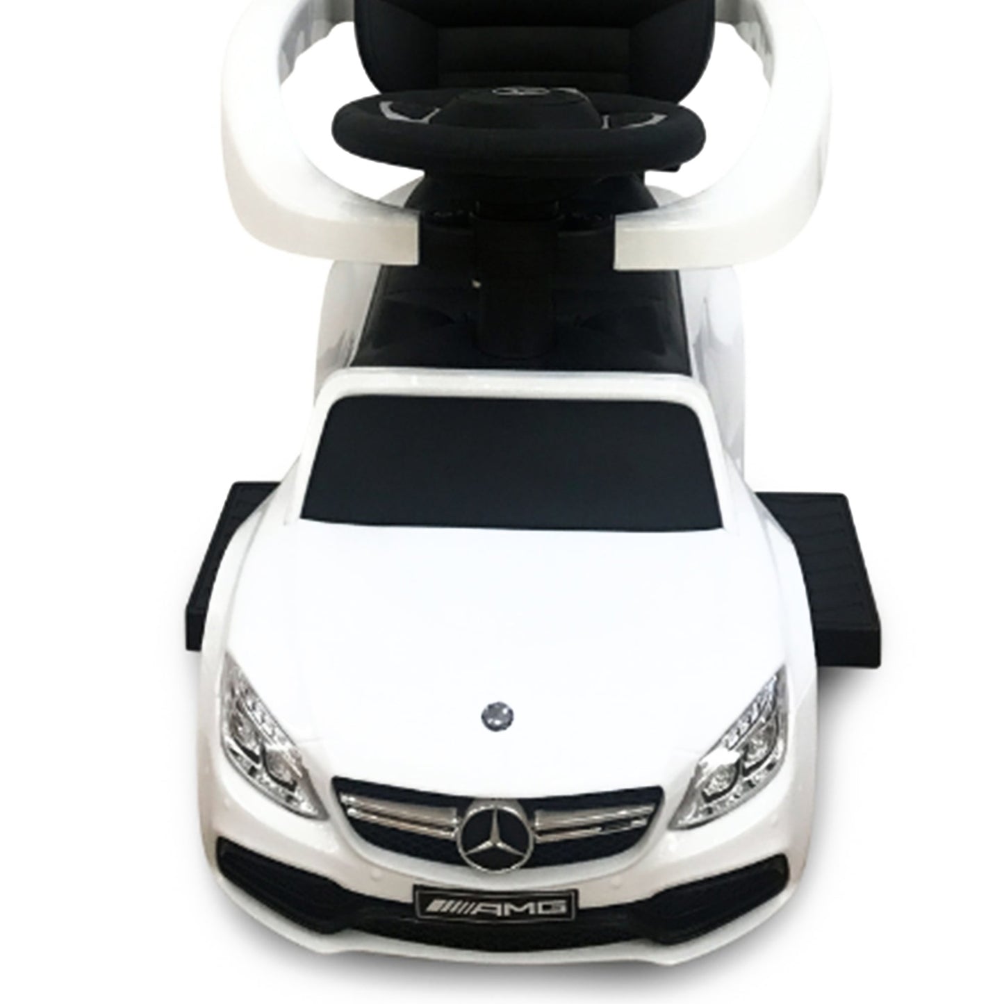 Best Ride on Cars Mercedes C63 3 in 1 Ride On Push Car w/ Removable Stroller Bar