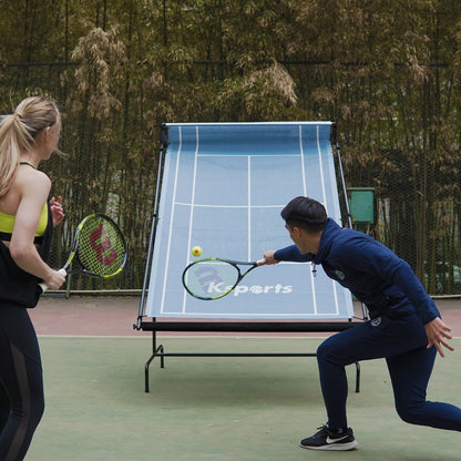 Ksports Portable Indoor Outdoor Weatherproof Tennis Rebounder Net with Carry Bag