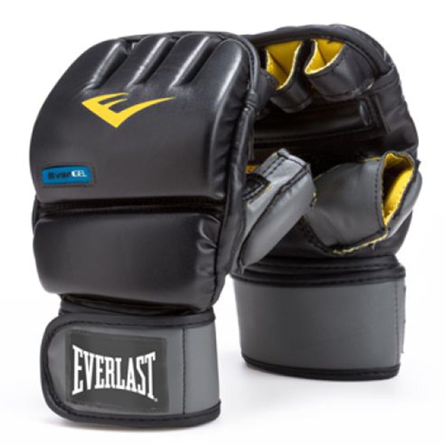 Everlast Evergel Wristwrap Heavy Bag MMA Boxing Gloves, Black, Small/Medium