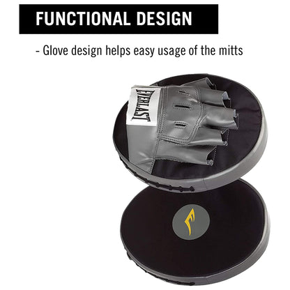 Everlast 1 Size Fits All Synthetic Punch Mitts with Full Boxing Glove Backing