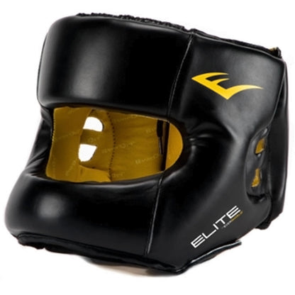 Everlast Elite Synthetic Leather Padded Headgear for Training, Large/X-Large