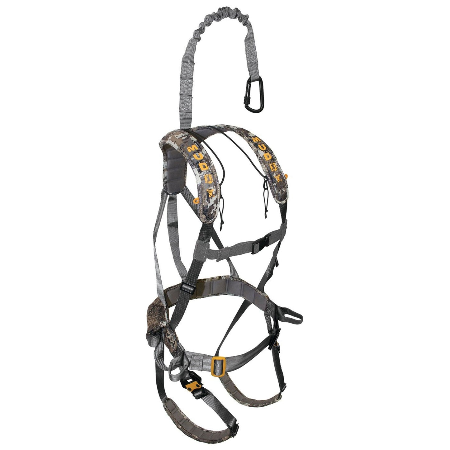 Hawk Helium Kickback Tree Stand, Set of 3 Climbing Sticks & Muddy Ambush Harness