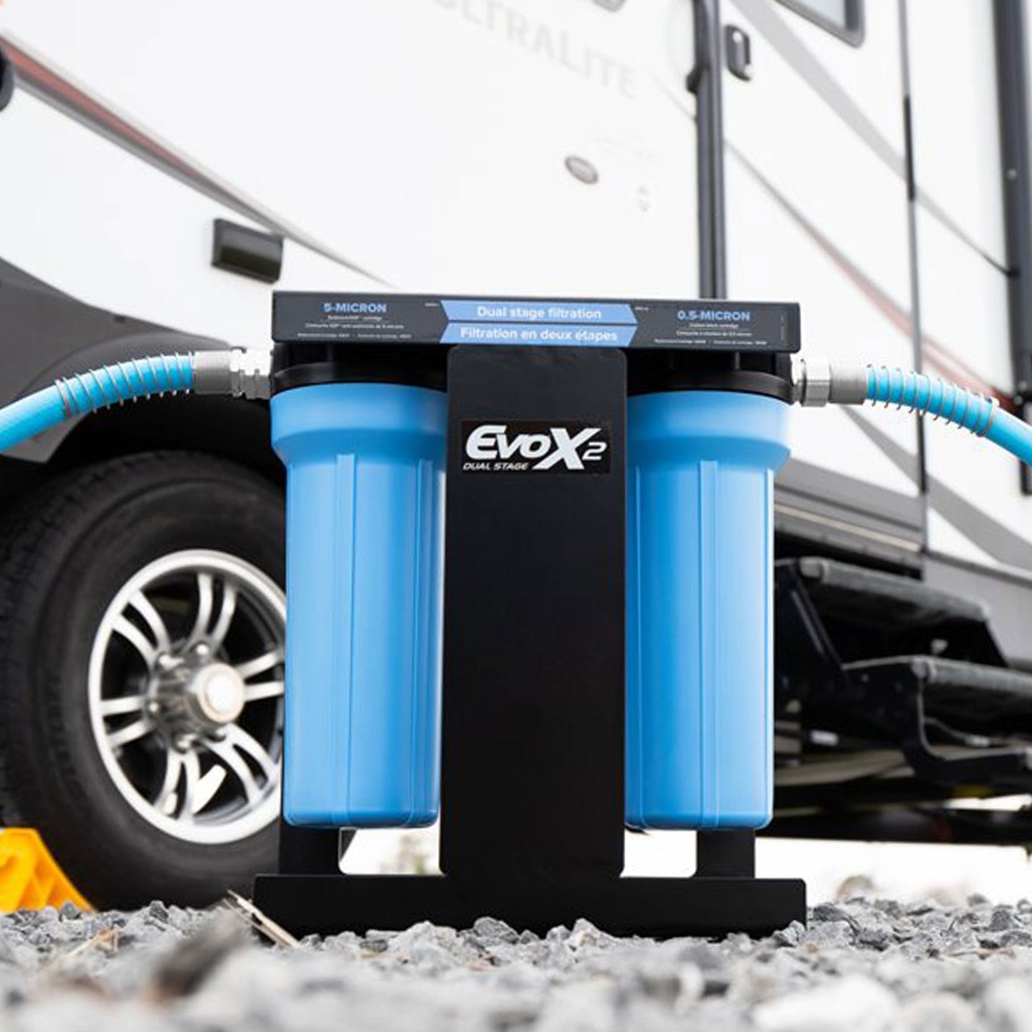 Camco EvoFlex 75 Foot RV and Marine Drinking Water Hose for Outdoor Recreation