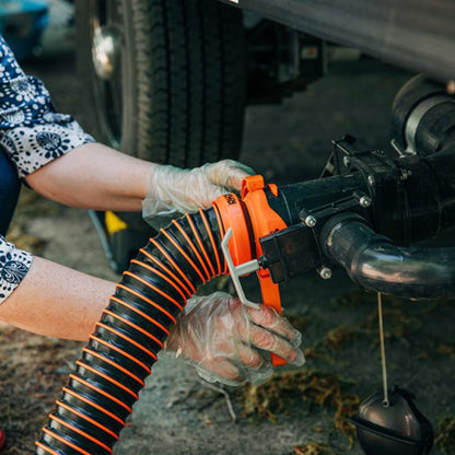 Camco RV RhinoEXTREME 10' Hose Extension Kit with Swivel Fittings and Lock Ring