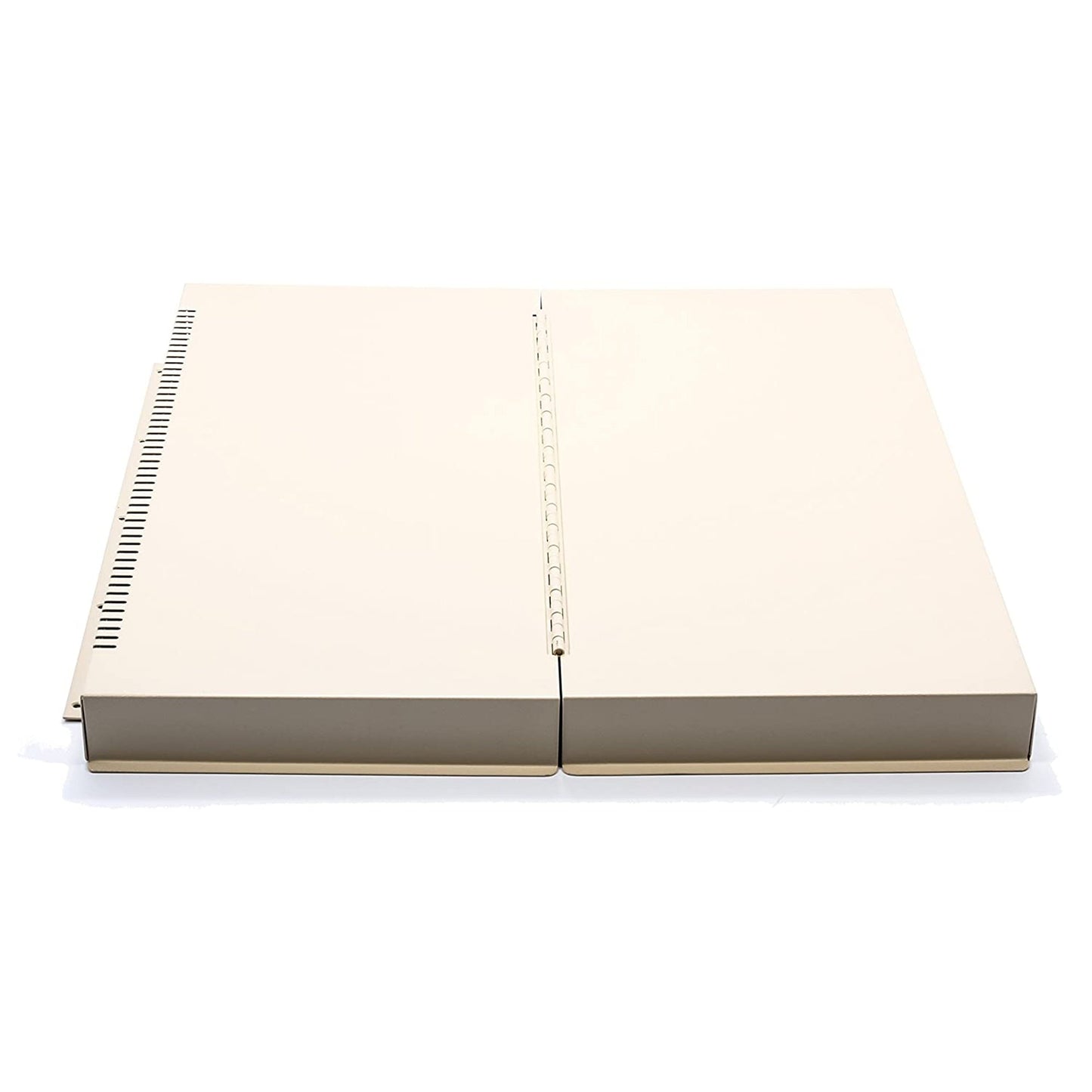 Camco Universal Fit Splash Guard Steel Stove Top Cover for RV or Campers, Almond