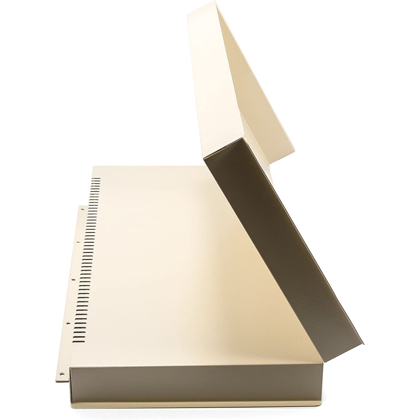 Camco Universal Fit Splash Guard Steel Stove Top Cover for RV or Campers, Almond