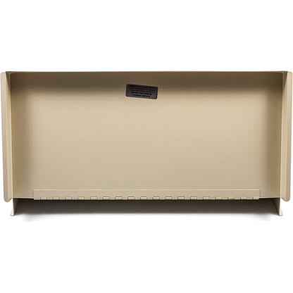 Camco Universal Fit Splash Guard Steel Stove Top Cover for RV or Campers, Almond