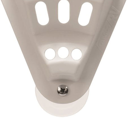 Camco 3 x 5 Inch Durable Plastic Construction Suction Cup Flag Holder, White