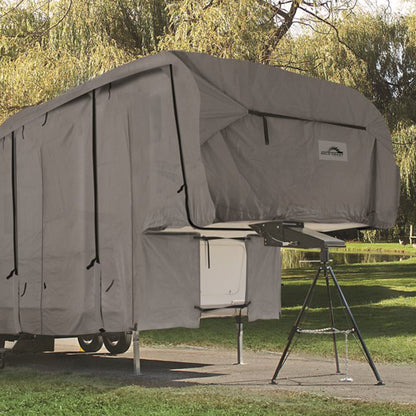 Camco ULTRAGuard 34-36' 5th Wheel RV Cover with Zipper Doors & Covered Air Vents