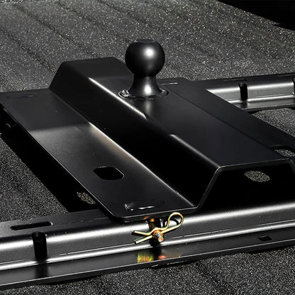 Camco EazLift Universal Fit Gooseneck Ball Plate for In-Bed 5th Wheel Rails
